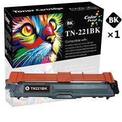 1-PACK Black Compatible TN-225 TN221 TN-221BK Toner Cartridge TN221BK Used For Brother MFC-9130CW 9330CDW 9340CDW 9340CW DCP-9020CDW HL-3140CW 3150CDW 3170CDW 3180CDW Printer By Colorprint