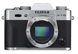 Fujifilm X-T10 Body Silver Mirrorless Digital Camera - International Version No Warranty