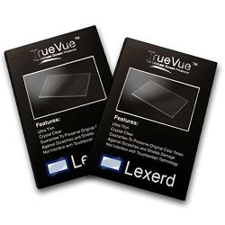 Lexerd - Garmin Edge 705 Truevue Anti-glare Gps Screen Protector Dual Pack Bundle