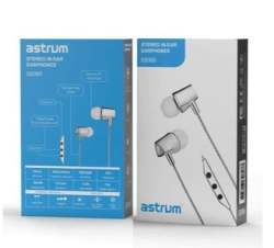 Astrum EB360 Metal Stereo Earphones With MIC - White