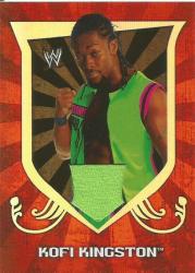 Kofi Kingston - "wwe Superstars" - Genuine "relic Swatch" Card