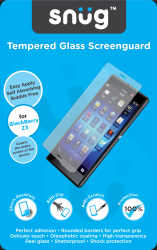 Snug Tempered Glass Screenguard For Blackberry Z3