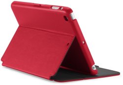 Speck Stylfolio Folio Case For Apple Ipad MINI Retina - Red And Grey