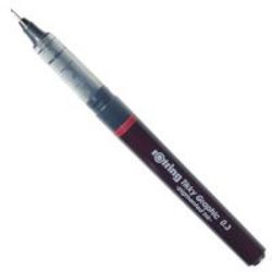 Tikky Graphic Fineliner Pigment Pen - Black 0.30 Mm