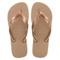 Havaianas Unisex Top Rose Gold Sandals 37 38