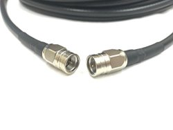 10 Foot Canare F-type 75 Ohm Coaxial Satellite Tv Cable Made With Belden 1694A RG6 Broadcast 4K Cable By Custom Cable Connection
