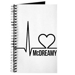 Cafepress - Mcdreamy Grey's Anatomy - Spiral Bound Journal Notebook Personal Diary Dot Grid
