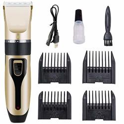Shantan USB Rechargeable Pet Hair Clipper Set Low Noise Cat Pet Not Hurt Dog Grooming Clippers Rechargeable Pet Hair Kit For Dogs Cats Stainless