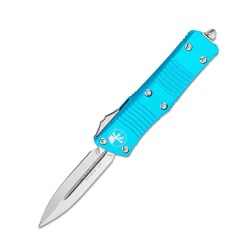 Microtech Troodon D e Turquoise Handle Standard 138-10TQ