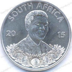 2015 Unc Sa R1 Silver Mandela - Life Of A Legend Series
