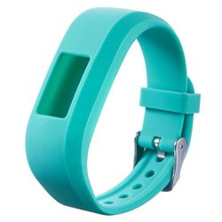 Wristband Vanvler Perfect Replacement Sports Silicone Watch Bracelet Strap Band For Garmin Vivofit Jr Junior Kids Fitness Mint Green