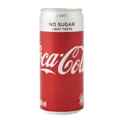 Coca-cola Light Soft Drink Can 300 Ml