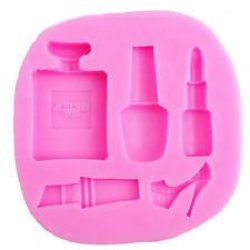 Perfume And Make Up Silicone Mould For Fondant Size Of Mould 7.5x7.5