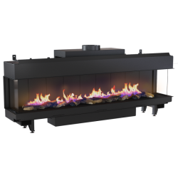 - Leo 200 Lp 3-SIDED Glass Gas Fireplace Built-in