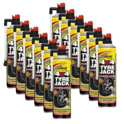 Shield Tyre Jack 4 4 Emergency Inflater -500ML - 12 Pack