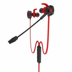 Mobile Accessories Earphone & Headset Lihao G30 3.5MM PC Gaming Headset Computer Headphones In Ear Stereo Bass Noise Cancelling Earphone With MIC Black Color : Red