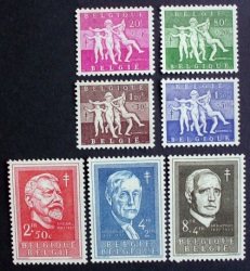 Stamp Belgium Tb Struggle 1955