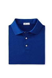 Peter Millar 2020 Mens Mercerized Cotton Solid Knit Polo MS20K00 Blue Lapis - L