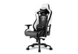Sharkoon Skiller SGS4 Gaming Seat Black white Retail Box 1 Year Warranty.   Product Overview  For Those Who Want Wide-ranging Comfort: The Skiller SGS4 Is
