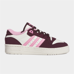 Adidas Originals Women&apos S Rivalry Low Burgundy pink Sneaker