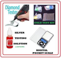 Gold Silver Diamond Testing And Valuation Kit