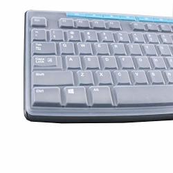 White Blue Ultra Thin Keyboard Cover for Logitech MK200 MK270 MK260 K200 K260 K270 Keyboard LEZE