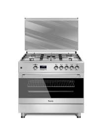 Ferre 90 60CM Free Standing Full Gas Cooker - Silver
