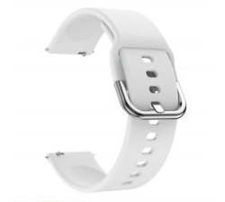 Samsung Galaxy 42MM Gear S2 Classic Replacement Silicone Strap-white