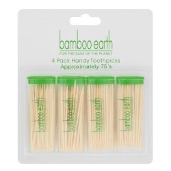 Bambo Toothpicks 4 Pack