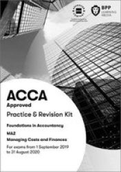 Fia Managing Costs And Finances MA2 - Practice And Revision Kit Paperback