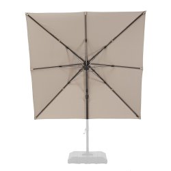Side Umbrella Replacement Cover Taupe 290CMX290CM
