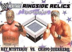 Rey Mysterio Vs Chavo Guerrero - "wwe Summer Slam 07" - Genuine Relic Card