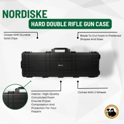 Hard Double Rifle Gun Case