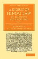 A Digest Of Hindu Law On Contracts And Successions