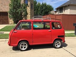 Home Comforts Laminated Poster Volkswagon Van Little Red Car Poster