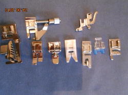 8 Presser Feet & Adapter Shank For Sewing Machine