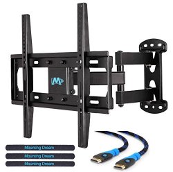 Dream Mounting Md2377 Tv Wall Mount Bracket For Most Of 26-55 Inch Led Lcd Oled Flat Screen Tv With Full Motion Swivel Articulating Arm