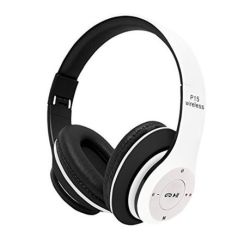 Portable Wireless Headphones With Microphone Box Damage White