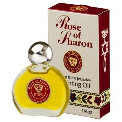 Rose Of Sharon Jeru M Anointing Oil 0.25 Fl.oz. From The Land Of The Bible By Ajudaica