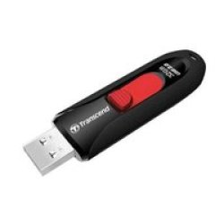 Transcend JetFlash 590 32GB USB 2.0 Flash Drive in Red & Black