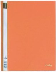 A4 Econo Presentation Folders - Orange 12 Pack