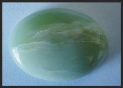Beautiful Moss Green Agate Cabochon Over 38CT