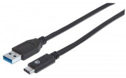 353373 USB 3.1 GEN2 Cable - Type-c Male Type-a Male 1 M 3 Ft. 3A Black
