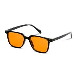 Men's Black Wayfarer Sunglasses