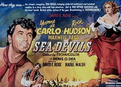 Sea Devils Yvonne De Carlo Rock Hudson Maxwell Reed 1953 - Premium Movie Poster Reprint 40" By 29" Unframed