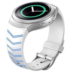 Gear S2 Band Senter Samsung Smartwatch Replacement Band For Samsung Gear S2 Fit For SM-720 -white