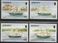 Jersey 1992 Mnh Shipbuilding In Jersey Ships