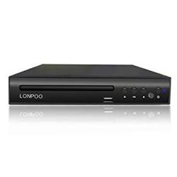 DVD Player For Tv Lonpoo Compact Region Free DVD Player With Multi-regions 1 2 3 4 5 6 USB Port Remote Control Rca Audio Cable For Tv Connect & Easy Setup