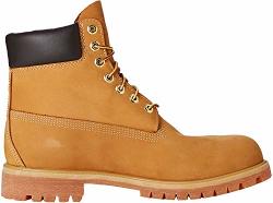 Timberland Men's 6 Inch Premium Waterproof Boot Fashion Wheat Nubuck 9.5