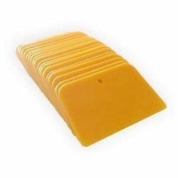 10 Pieces Of 4 Inch Yellow Bondo Spreaders - Body Filler & Fiberglass Spreaders